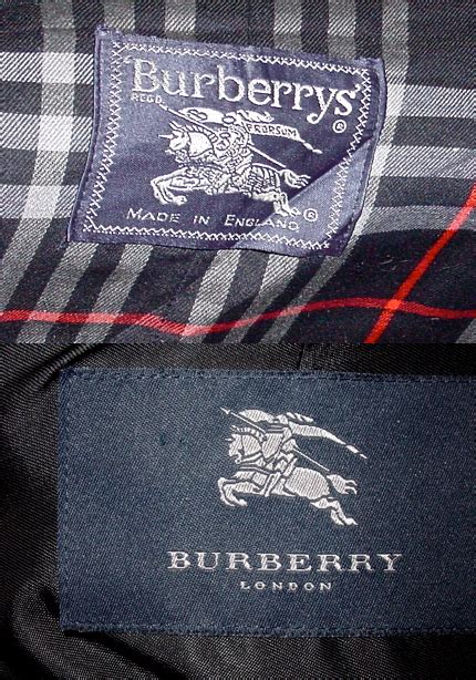 vintage burberry labels|when was Burberry established.